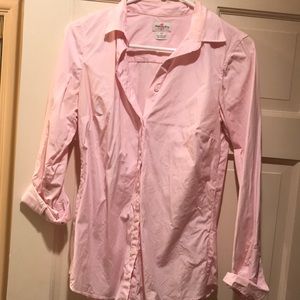 JCrew Stripped Long-sleeve Button down